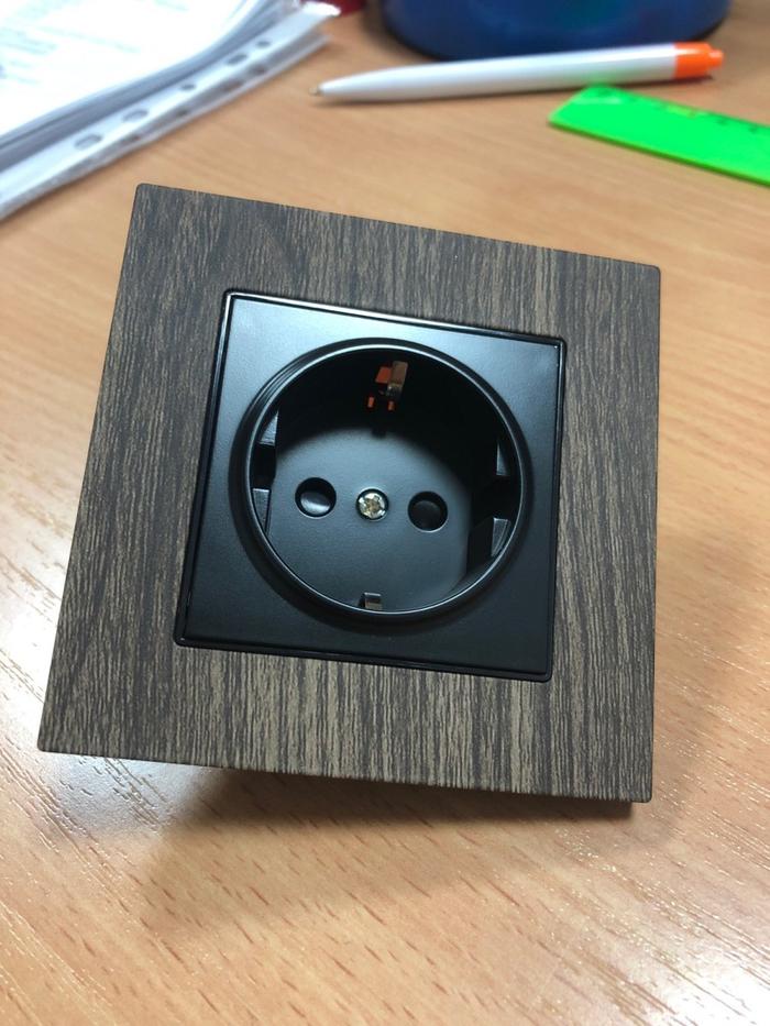 Gambar wall wood switch panel saklar dinding single kayu klasik cafe retro - STOP KONTAK dari acosonic undefined Tokopedia