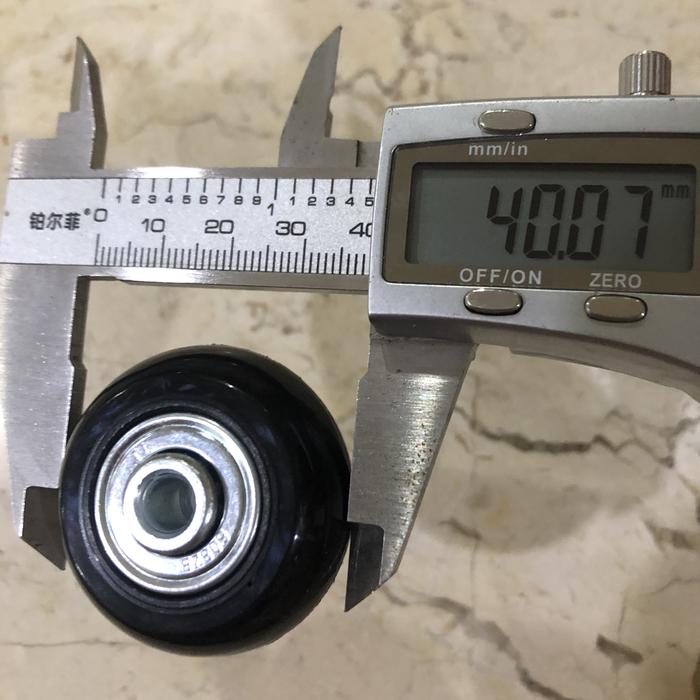 Gambar 4 pcs roda koper pengganti replacement 40mm 45mm 50mm - 40mmX18mm dari Thor Shops undefined Tokopedia