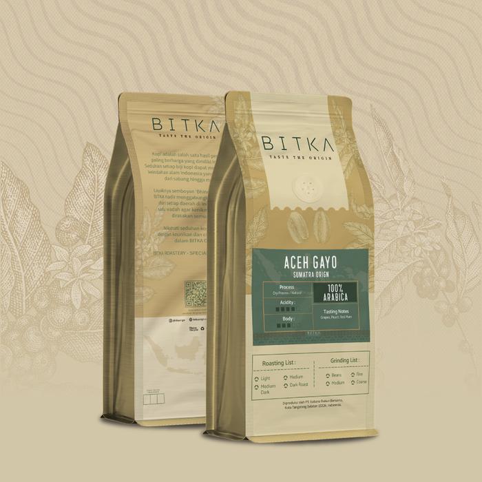 Gambar BITKA Aceh Gayo Arabica | Single Origin Coffee | Biji Kopi Arabika - 250 gram, Giling Halus dari BITKA ORIGIN undefined Tokopedia