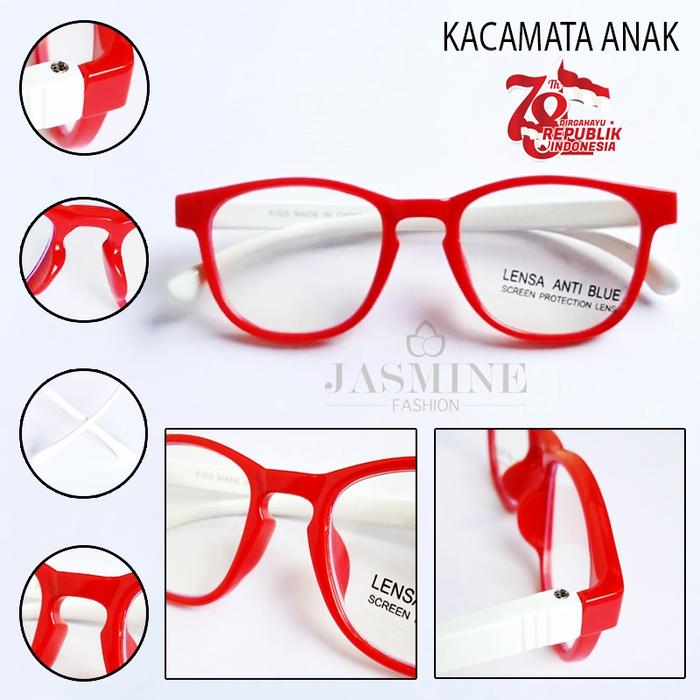 Gambar Kacamata Anak Merah-Putih Spesial Hut RI 77 NKRI Anti Radiasi BlueRay - Spesial Hut RI dari Jasmine Fashionn undefined Tokopedia