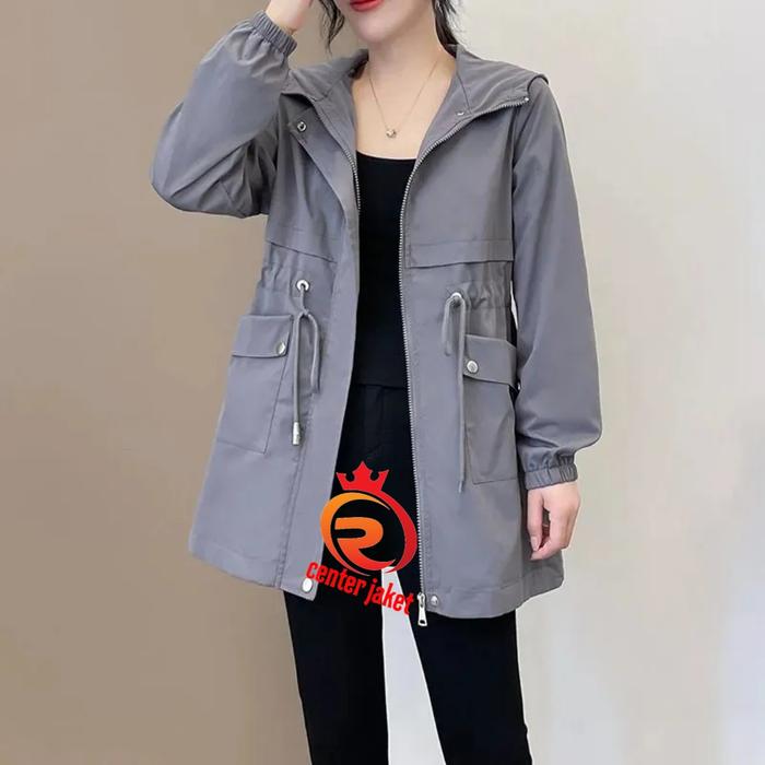Jual jaket parka wanita kekinian/jaket wanita style korea/jaket