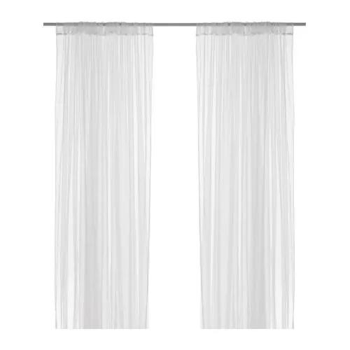 Gambar Tirai Gorden Jaring Putih (2 Pcs) Net Curtains 280x250 cm dari Qoebill Furniture undefined Tokopedia