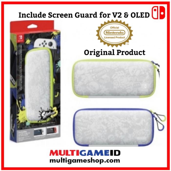 Gambar Nintendo Switch OLED Case & Screen Protector (Original Nintendo) - Splatoon dari Multi Game Indonesia undefined Tokopedia
