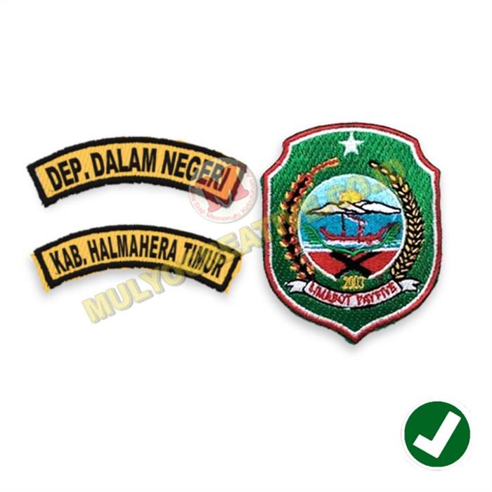 Gambar Bed Bordir Logo Dinas Kabupaten Halmahera Timur - Bordir Kab Halmahera - Dep.Dalam Negri dari Mulyocreative co id undefined Tokopedia