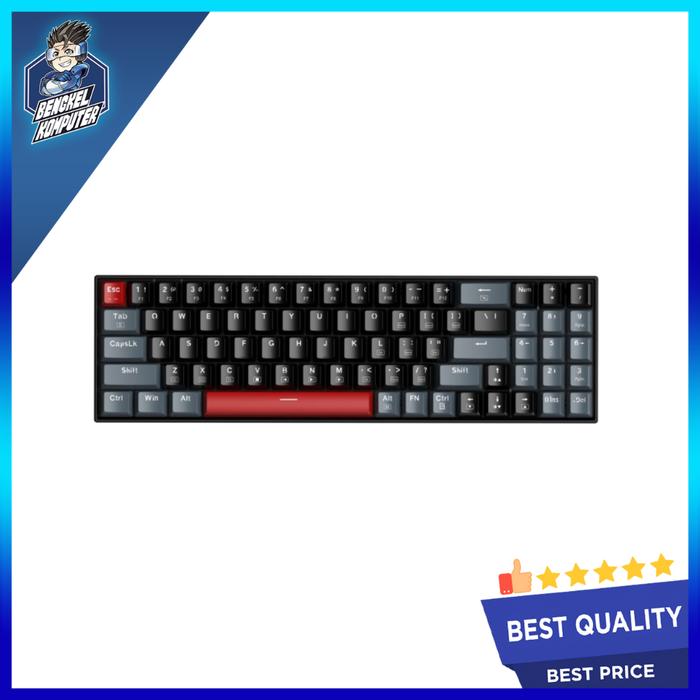 Gambar KEYBOARD GAMING GAMEN TITAN IV GREY/BLACK - GREY-BLACK  dari bengkelkomputerptk undefined Tokopedia
