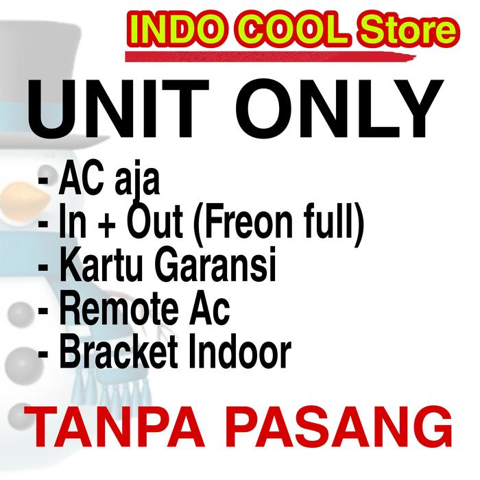 Gambar Ac Sharp Split 1/2PK AH-AP5BMY PLASMACLUSTER - UNIT ONLY, + STEKER SET dari INDO COOL STORE undefined Tokopedia
