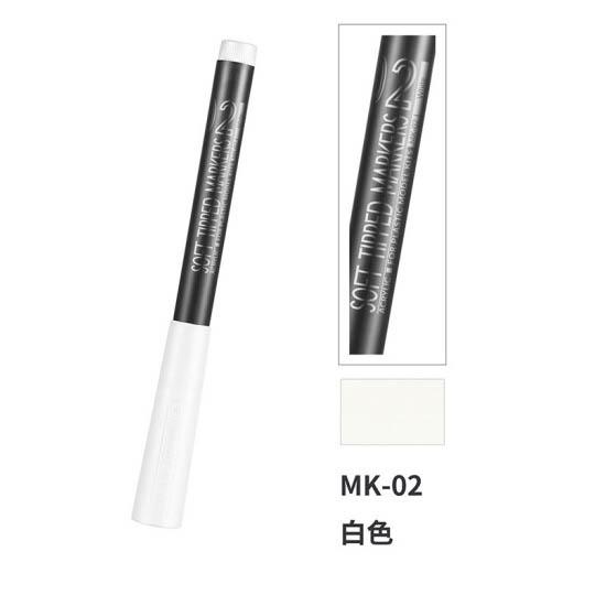Gambar DSPIAE Soft Tipped Marker basic color Paint Model Kit spidol model kit gunpla - MK02 White dari kaoshero hobbies undefined Tokopedia