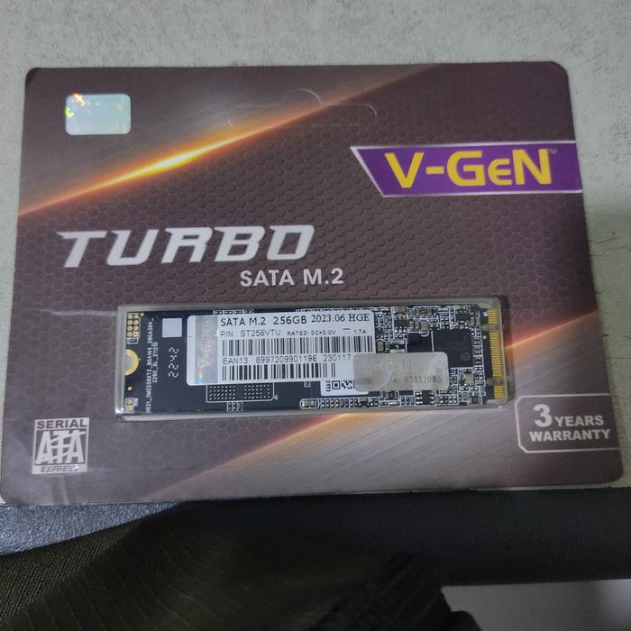 Gambar SSD V-GeN TURBO 256GB M.2 SATA 2280 - ST256VTU - Lifetime Warranty dari Horascomp.id undefined Tokopedia
