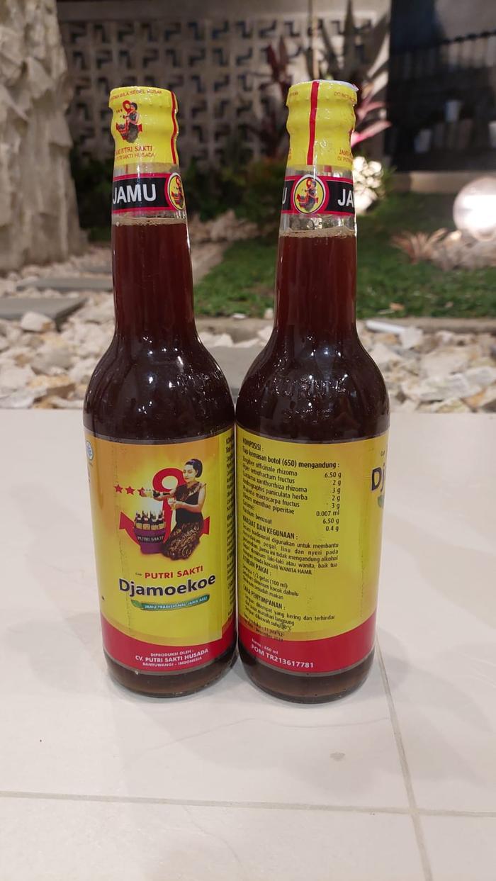 Gambar Jamu Tradisional Jawa Asli cap Putri Sakti 650ml (1 dus - 12 botol) - PL dari TacikJamu undefined Tokopedia