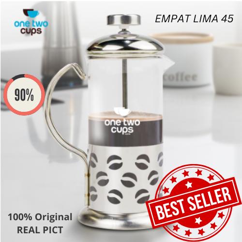 Jual TERBARU Cups French Press Coffee 350ML -SILVER Kota