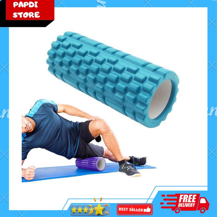 INOOMP Rouleau De Massage Foam Roller Colonne De Yoga En Mousse Blanche - Récupération Musculaire Et Remise En Forme