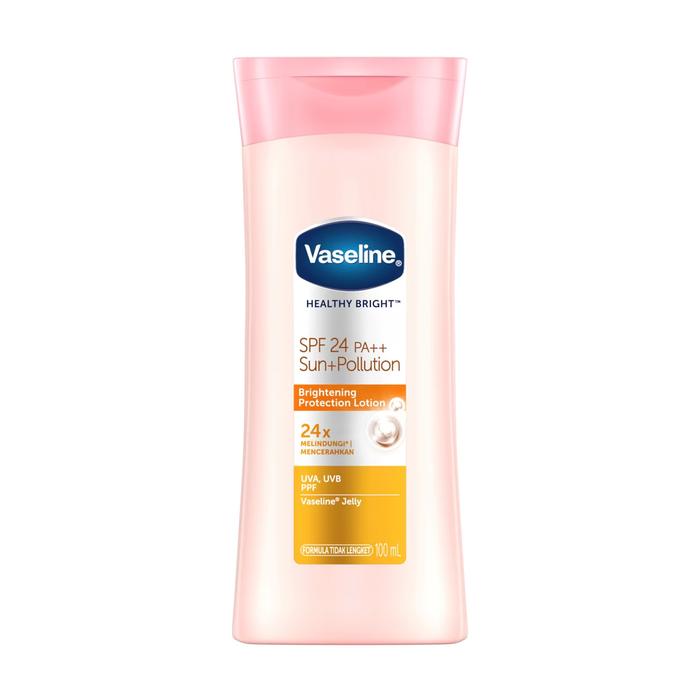 Gambar Vaseline Healthy Bright SPF 24 PA++ Sun Pollution - Body Lotion - 100ml  dari Be Beautycare undefined Tokopedia