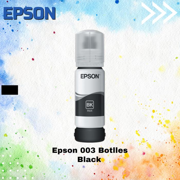 Gambar 1 Set Tinta Printer Epson 003 Ink Ori L1110-L1210-L1250-L3110-L3210 - Black dari ECOSIP STORE undefined Tokopedia