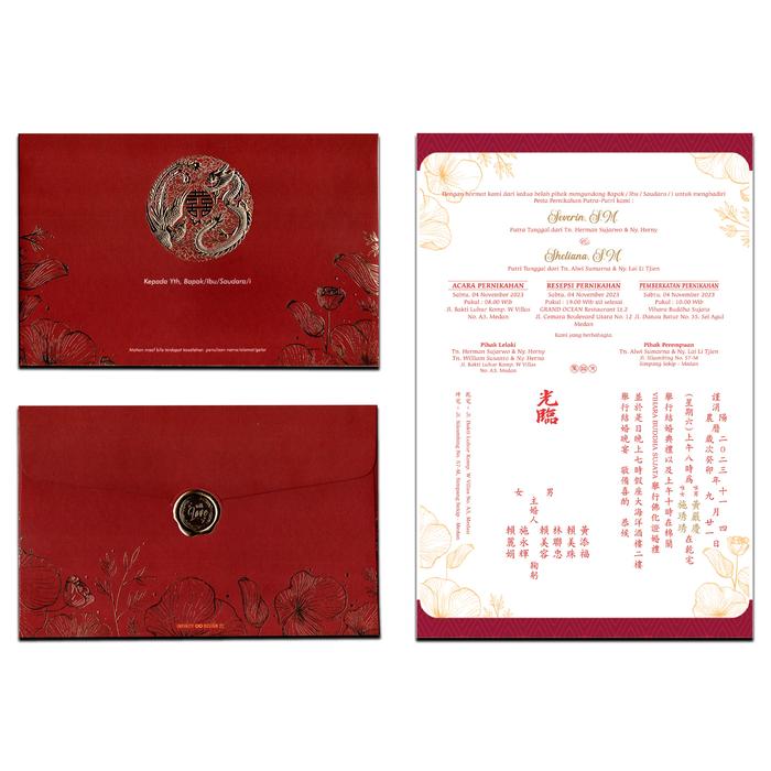Jual Blanko undangan pernikahan CHINESE - Kota Medan - Kedai Undangan