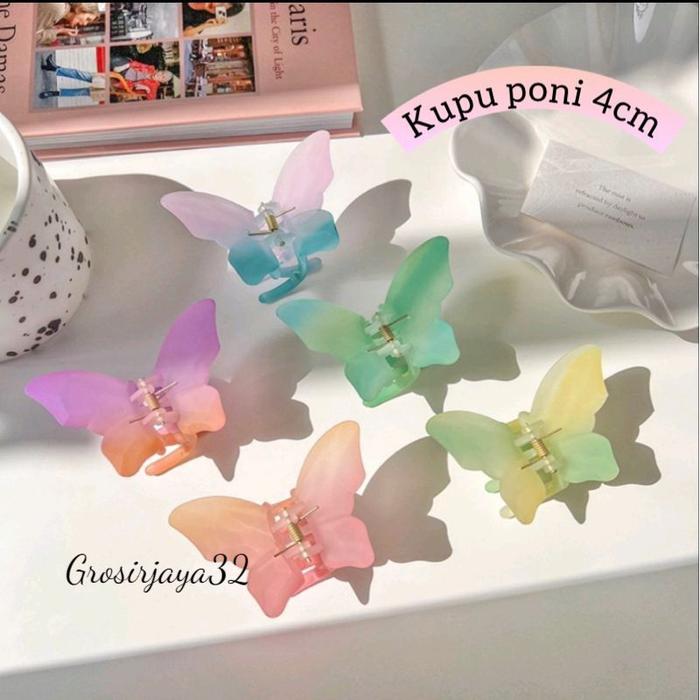 Gambar JEDAI KUPU AKRILIK ANGGUN CANTIK FASHION KOREA - KUPU PONI dari Shalimar88 undefined Tokopedia