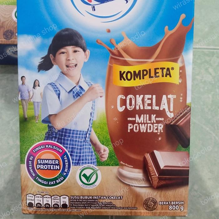Gambar susu bubuk frisian flag kompleta 800gr dari wirasakka online shop undefined Tokopedia