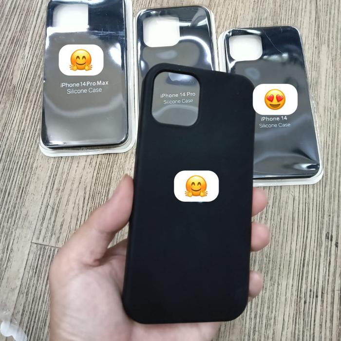 Jual Silicone Case ORI Anti noda black Edition Iphone11/11pro