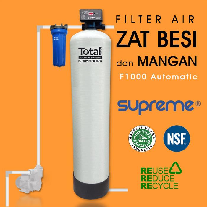 Gambar Pergantian Element Media Filter Air TOTAL - Besi Mangan - F1000 / 1354, Kab. Bogor dari Filter air TOTAL undefined Tokopedia