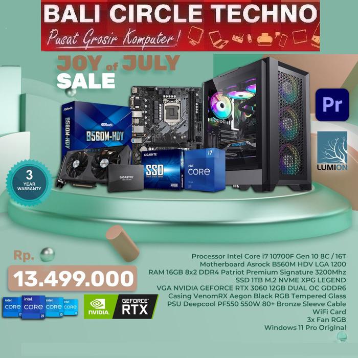 Pc Rakitan Rtx 3070 I7 10700f Jual RAKITAN PC GAMING Intel Core I7