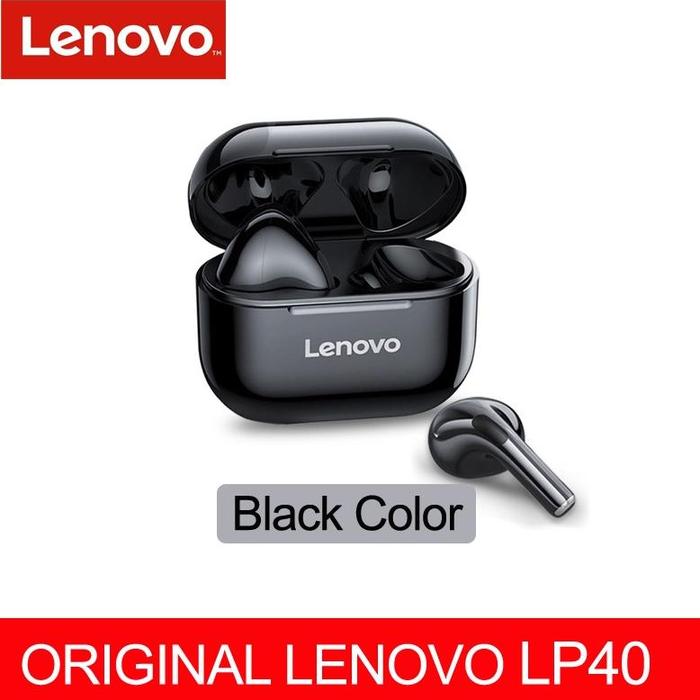 Gambar NEW Original LP40 TWS Wireless Earphone Bluetooth 5.0 Dual Stereo - LP40 hitam dari TayaStore00-1 undefined Tokopedia