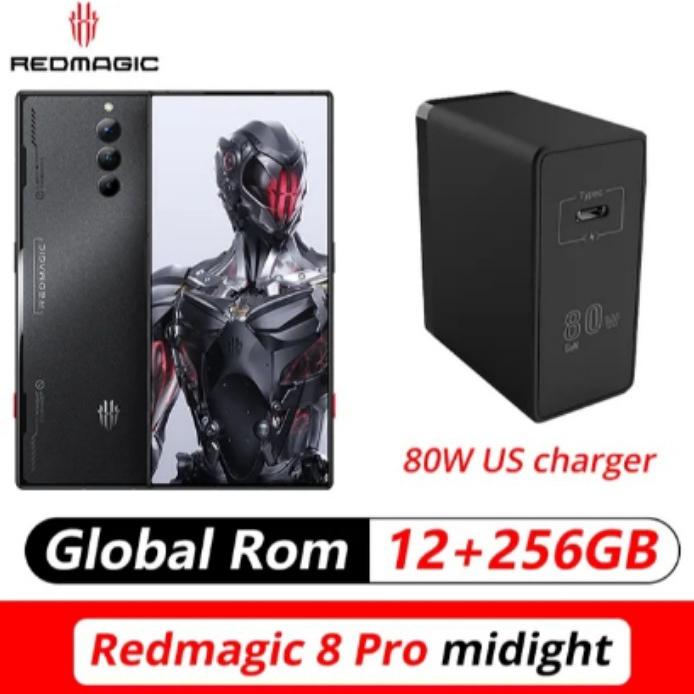 Gambar Versi Global Nubia Redmagic 8 Pro / Pro Plus 5G Red Magic HP Gaming - 12 / 256 Black dari indemand id undefined Tokopedia