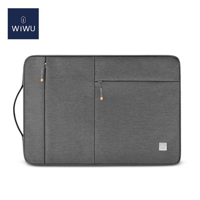 Gambar Laptop Sleeve WiWU Alpha Slim 13"/14"/13.3"/15.6"/15.4"/16 MacBook Bag - Grey, 14" / 13.3" dari WiWU Official undefined Tokopedia