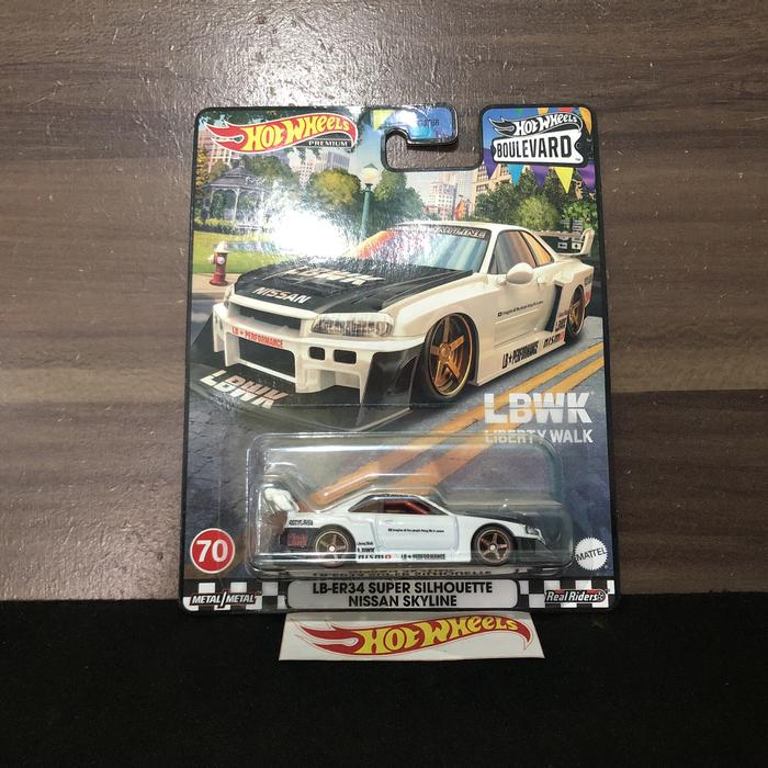 Jual hotwheels lb super silhouette nissan skyline r34 lbwk r34 ...