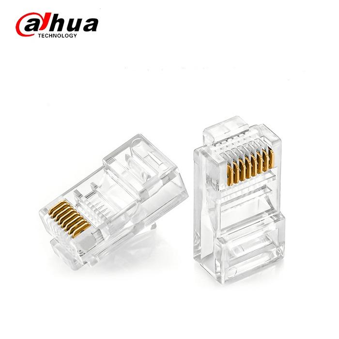 Gambar CONNECTOR LAN JACK RJ45 CAT6 CAT5 NETWORK CABLE ETHERNET DAHUA ORI - 1PCS RJ45 CAT6 dari sinarjaya cctv undefined Tokopedia