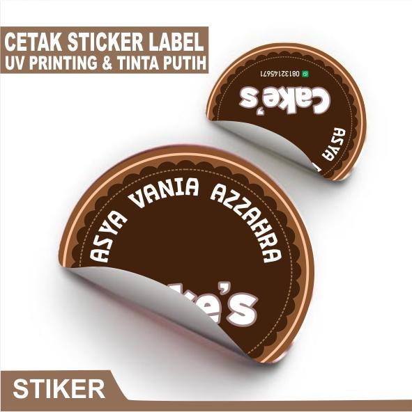 Gambar Cetak Stiker Vinyl / Transparan Tinta UV dan Tinta Putih - cut/diecut - vinyl standar, PRINT CMYK dari Evifal_NEW undefined Tokopedia