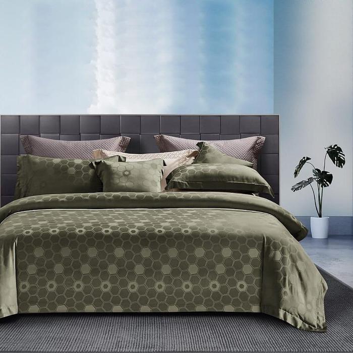Gambar SLEEP PROJECT Sprei Set Premium (TENCEL Lyocell) NIPORI FOREST - SPREI SET, SINGLE120X200 dari Sleep Project undefined Tokopedia