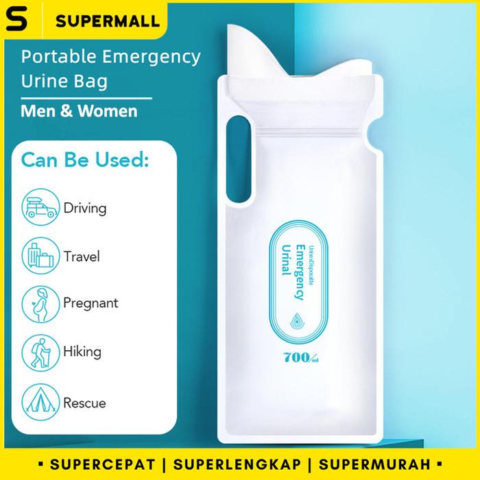 Gambar Urine Bag Gel - Portable Toilet Kantong Kencing Kantong Pipis Darurat - 700ml - 4 pcs dari Supermall Nusantara undefined Tokopedia