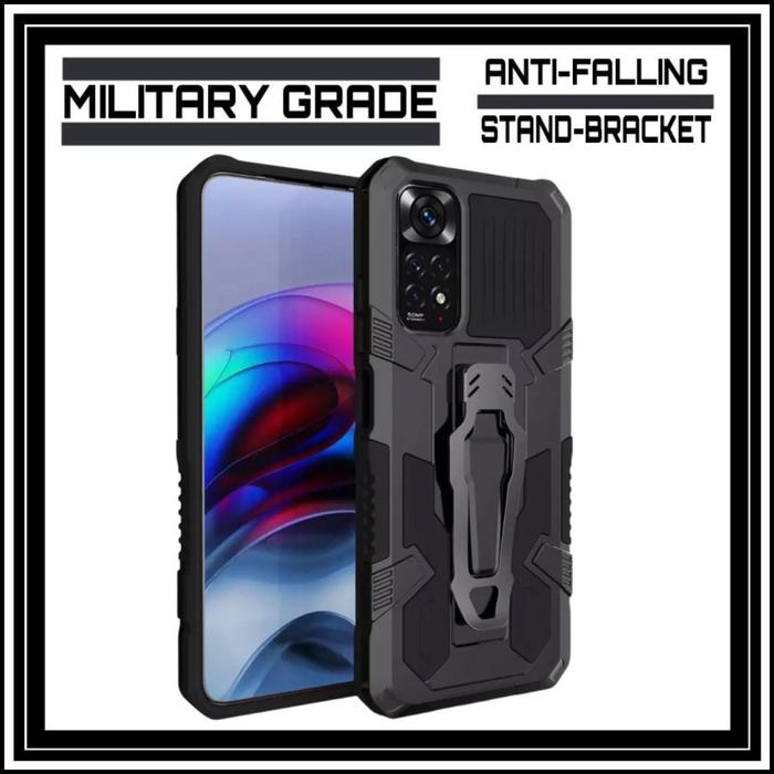 Gambar Xiaomi Redmi Note 12 PRO 4G Case Military Grade Armor HardCase Cover - HITAM. , RNOTE 12 PRO 4G dari Markas acc 88 undefined Tokopedia