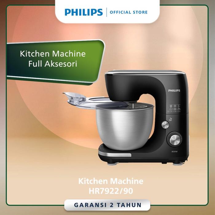 Gambar STAND MIXER PHILIPS HR7922 PENGADUK ROTI KAPASITAS 5L PHILIPS HR 7922 dari SaranaGemilang undefined Tokopedia