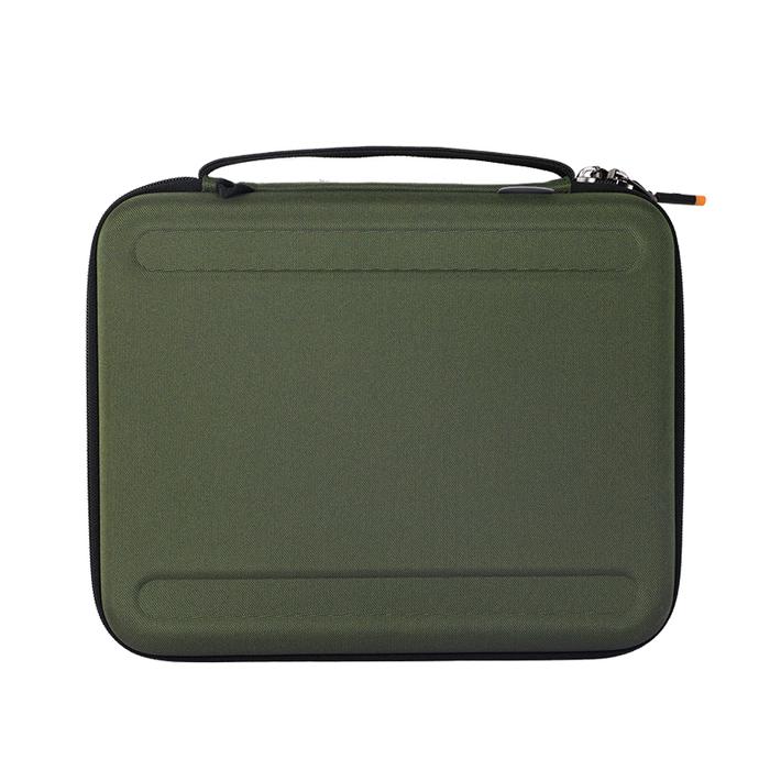 Gambar Tablet Bag WiWU Parallel Hardshell 11" / 12.9" for iPad / Galaxy Tab / 8.3" for iPad mini Storage Accessories Organizer - Green, 11" dari WiWU Official undefined Tokopedia