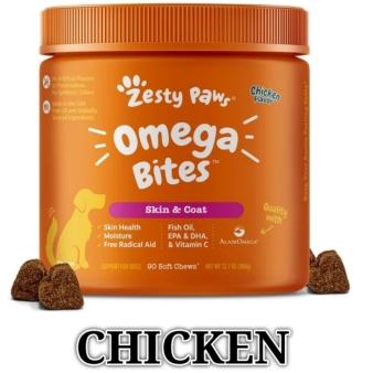 Gambar Zesty Paws Omega Bites Dog Vitamin - Minyak Ikan Anjing - Chicken dari Mandiri Pet Shop undefined Tokopedia