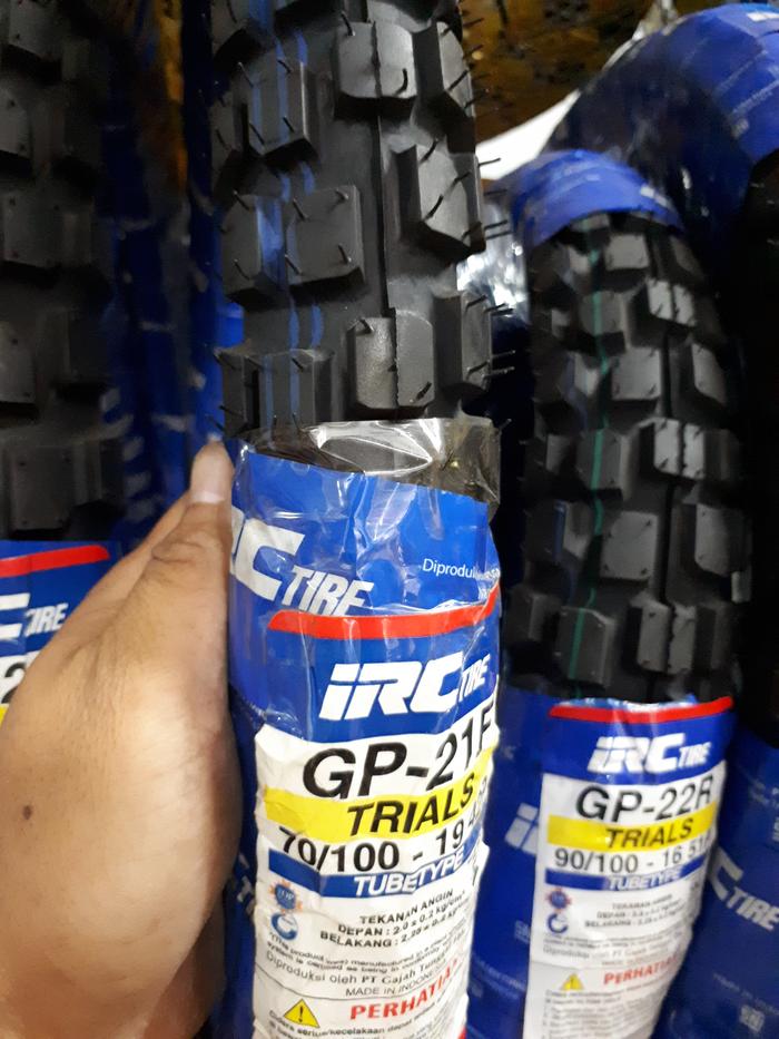 Gambar IRC GP21 GP22 Ban Motor Ori KLX CRF WR Trail Ring 19/16 Ring 21/18 - GP21 70/100-19 dari King Variasi Jogja undefined 2 Tokopedia