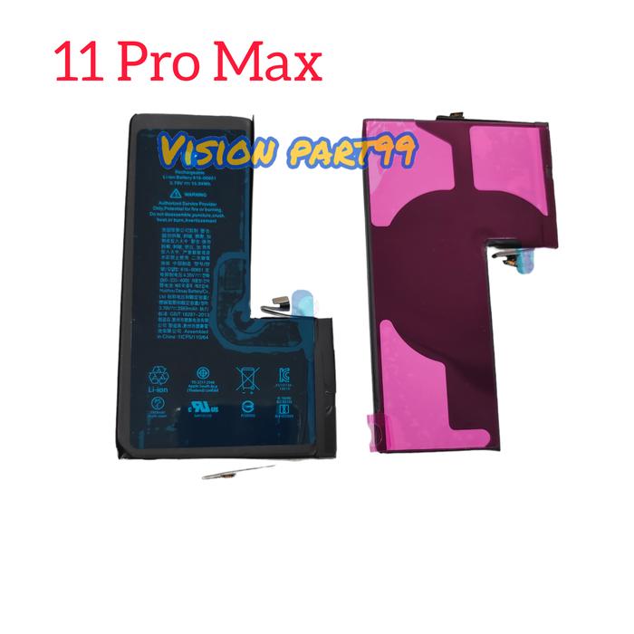 Gambar BATERAI BATERE BATTERY 11 PRO - 11 PRO MAX ORIGINAL - 11 pro dari vision parts 99 undefined 3 Tokopedia