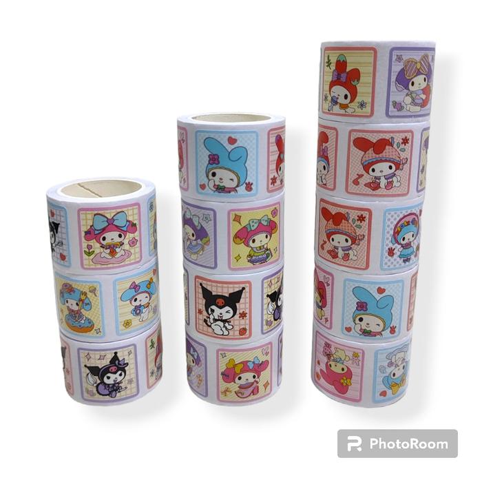 Gambar Stiker Kotak Gulung / Stiker Roll Motif Sanrio Isi 100 Stiker - SANRIO dari RAJA ATK_NEW undefined 4 Tokopedia