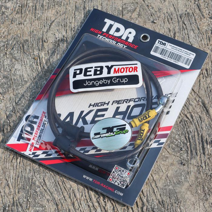 Gambar Kabel Selang Rem TDR Black Carbon 40 61 90 94 120 130 Cm atau 16 24 35 37 47 51 Inch - 90 CM 35 INCH dari PEBY Jangeby Grup undefined Tokopedia