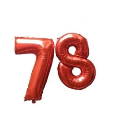 Gambar Balon Foil Angka 79 Jumbo Size 100 cm Warna Merah HUT / Kemerdekaan RI - Angka78 HutRI dari Pestaphoria undefined Tokopedia