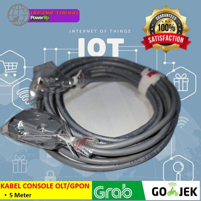 Gambar Kabel Console OLT - Kabel Console GPON - Kabel Console Konsol OLT ZTE - 5 Meter dari Fishing Network undefined Tokopedia