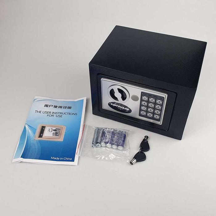 Gambar Brankas Brangkas Berangkas Besi Besar untuk Sertifikat Tanah Elektrik - 23x17x17 Black dari Toko Onlyshope undefined Tokopedia