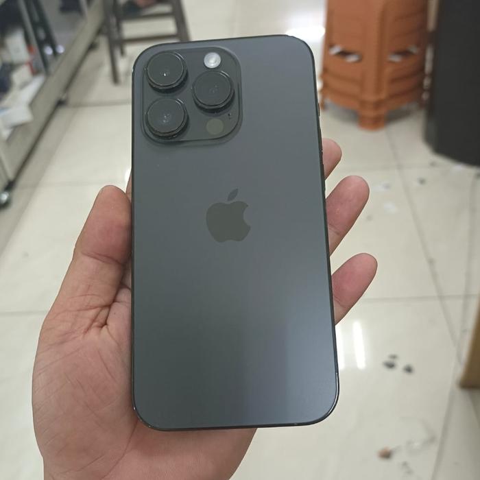 Gambar iPhone 14 pro 256 gb  ibox second mulus - Hitam, 512 dari sinaga celuler undefined Tokopedia
