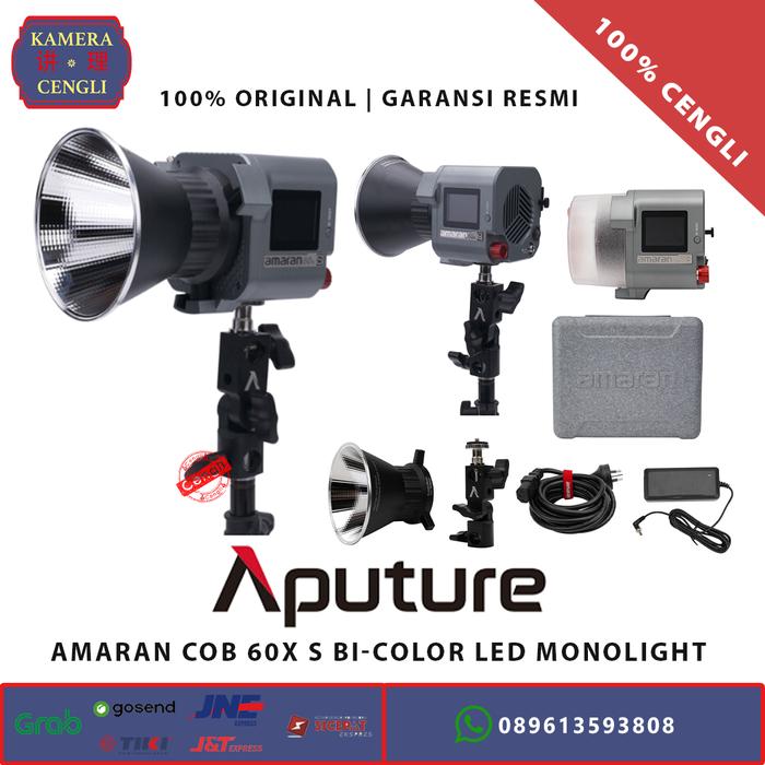 Gambar Aputure amaran COB 60x / 60 x Video Light Bi Color 6500K - RESMI - COB 60X S dari KameraCengli undefined Tokopedia