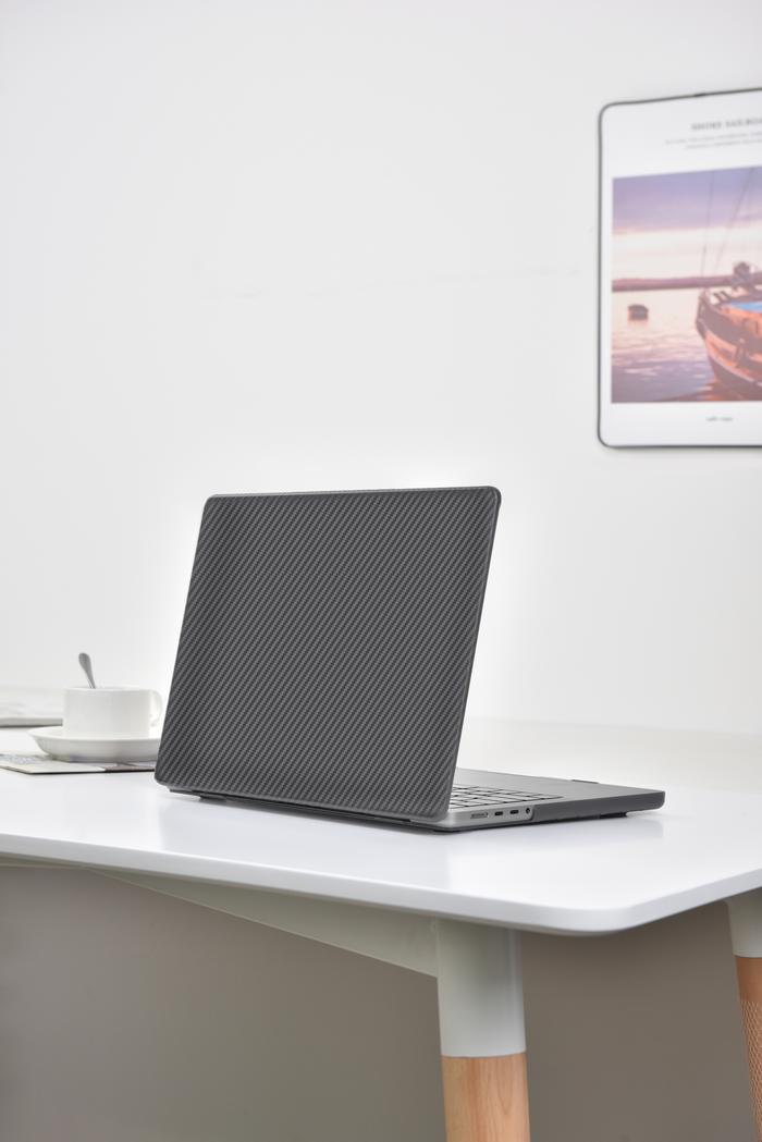 Gambar Case Compatible For MacBook Air 13" / Air 15" / Pro 13"/ Pro 14" / Pro 16" M5/M4/M3/M2/M1 Pro/Max WiWU iKAVLAR Crystal Shield Hard Shell Casing - Black Stripe, Air 15" (M4/M3/M2 2025/2024/2023) dari WiWU Official Kota Bekasi Tokopedia