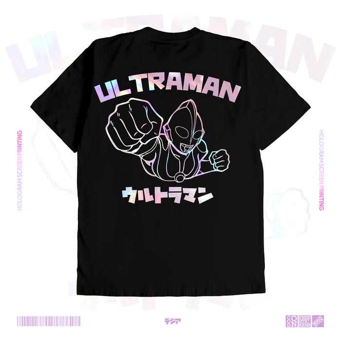 Gambar Ultraman Hologram Print Shodai Tyga Zero Tokusatsu Kaos Anime Manga - Hitam, 3XS dari DJA CLOTH undefined Tokopedia