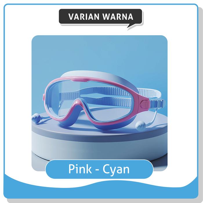Gambar Kacamata Renang Anak Swimming Colore.in Anti Fog Polycarbonate CF030 - Pink Cyan dari Colore.in Eyewear undefined Tokopedia