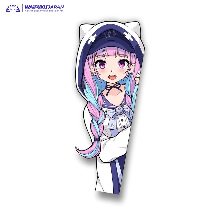 Gambar Stiker Anime Intip - Minato Aqua | Hololive - Kanan dari Waifuku Japan undefined Tokopedia
