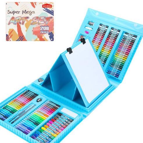 Gambar Crayon Mewarnai Pensil Krayon 208 Warna Alat Menggambar atau Mewarnai- - Biru dari Don't Miss It undefined Tokopedia
