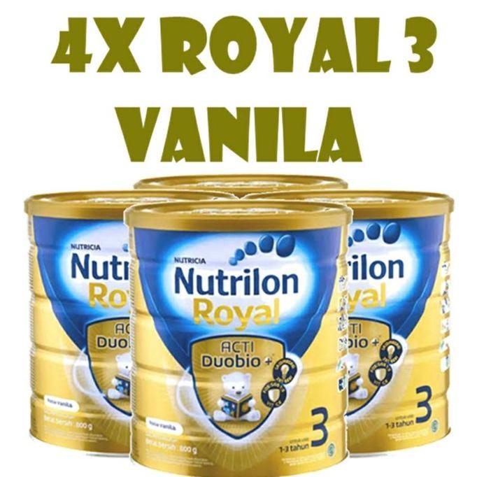 Gambar TERBARU [BUNDLING] x4 Nutrilon Royal 3/4 Susu Bubuk 800gr + Kolam - Royal 3 Vanilla, Kolam dari Kembang Manis undefined Tokopedia